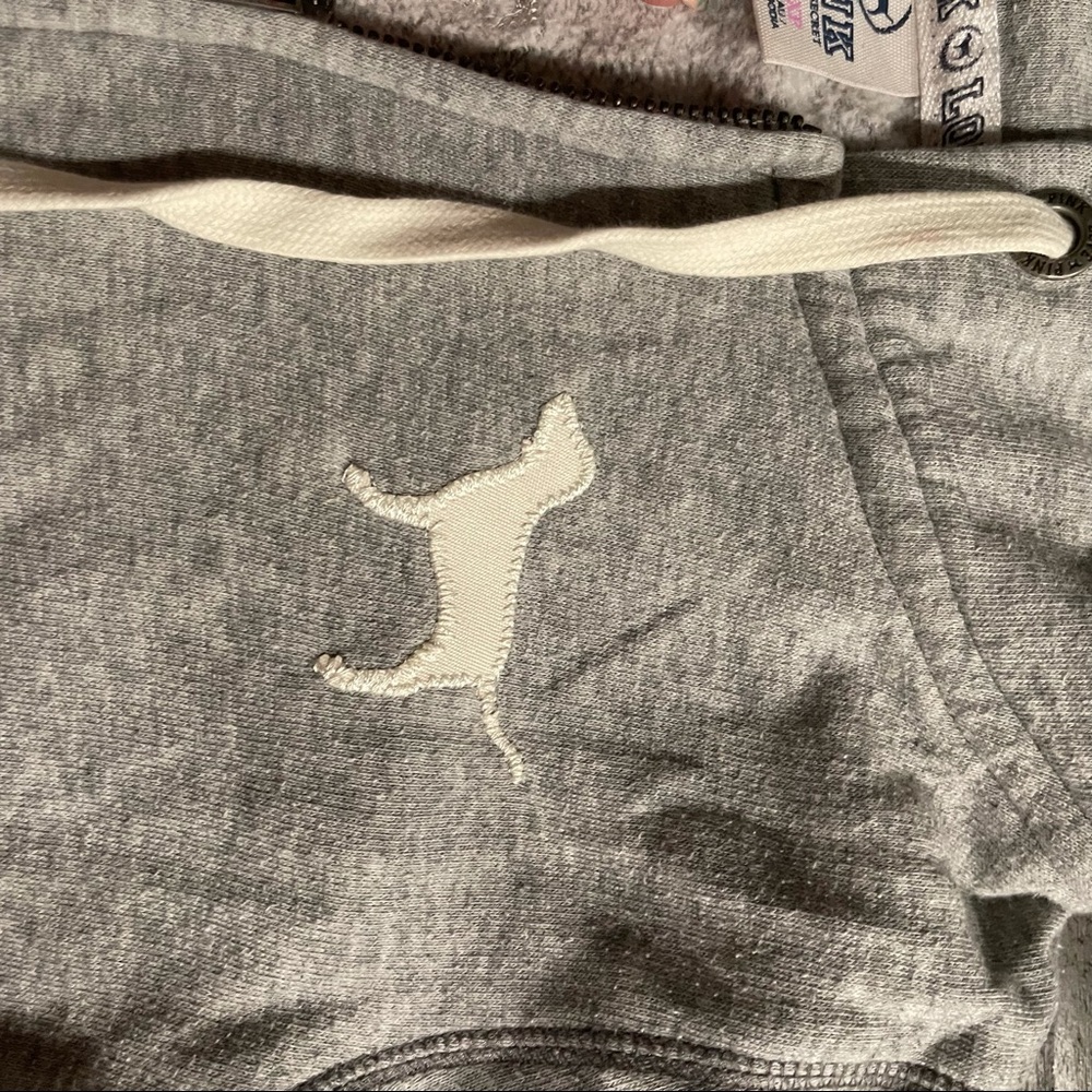Grey PINK brand hoodie - Picture 4 of 7